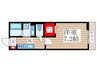 コーポ盛 1Kの間取り