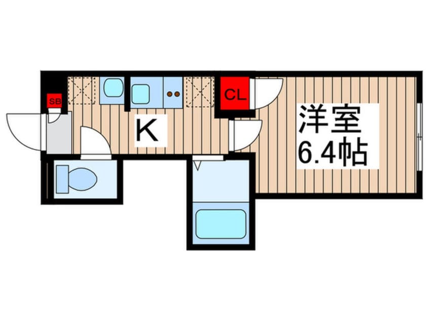 間取図 グランクオール千住大橋