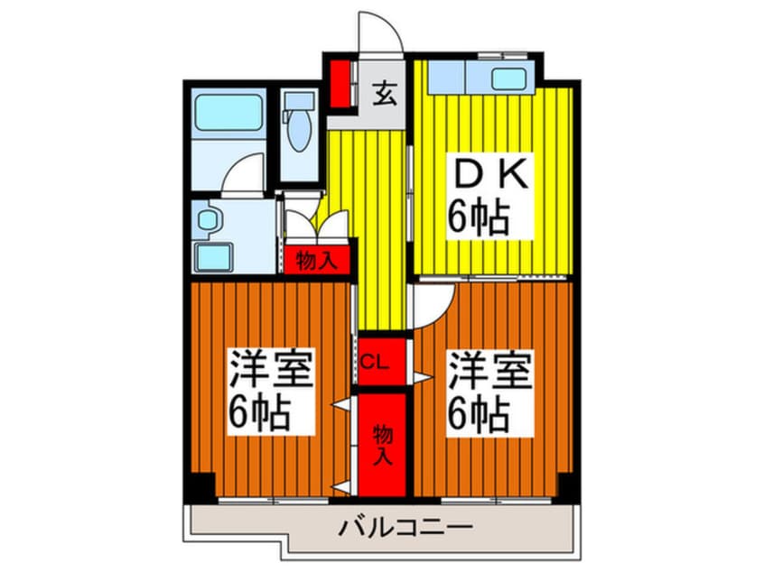 間取図 ベルデュール
