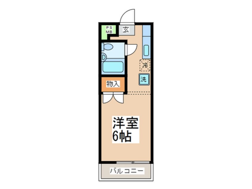 間取図 グリ－ンシ－ズ