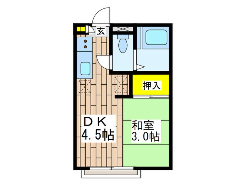 間取図 第１グリーンハイツ