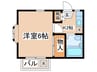 ベネッセＢ 1Kの間取り
