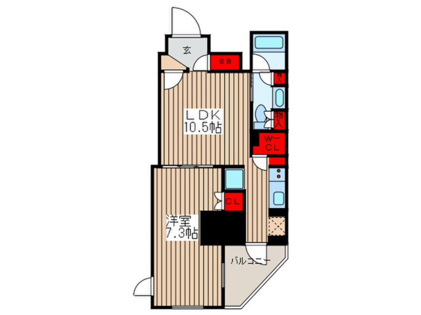 間取図 ライトテラス秋葉原