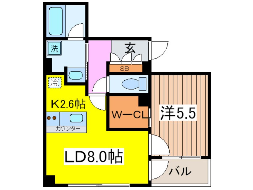 間取図 ドゥーエ新川