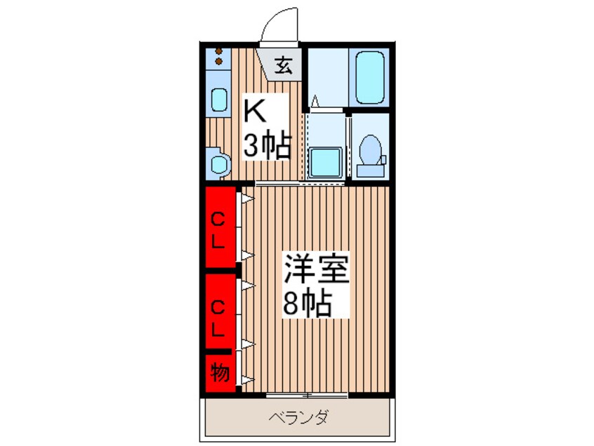 間取図 コンフォ－ト北戸田