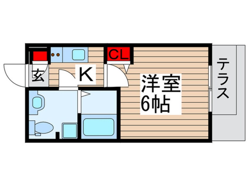 間取図 ベルメント平賀