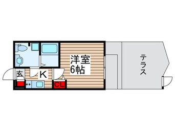 間取図 ベルメント平賀