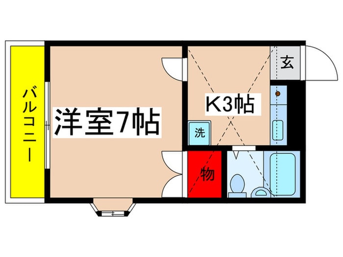 間取り図 サン・スカイフロント