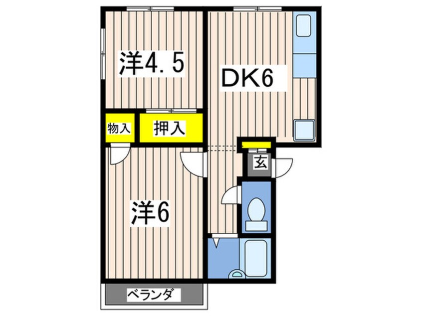 間取図 喜楽ハイツ