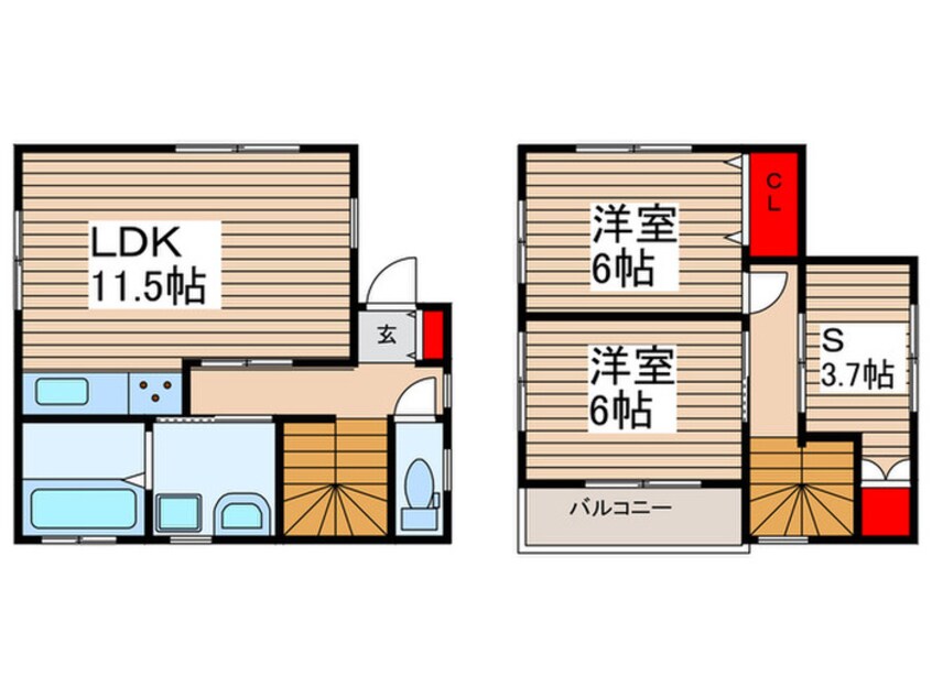 間取図 上藤沢YT