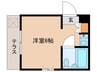 オアシス南 1Rの間取り