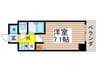 プライムアーバン住吉 1Kの間取り