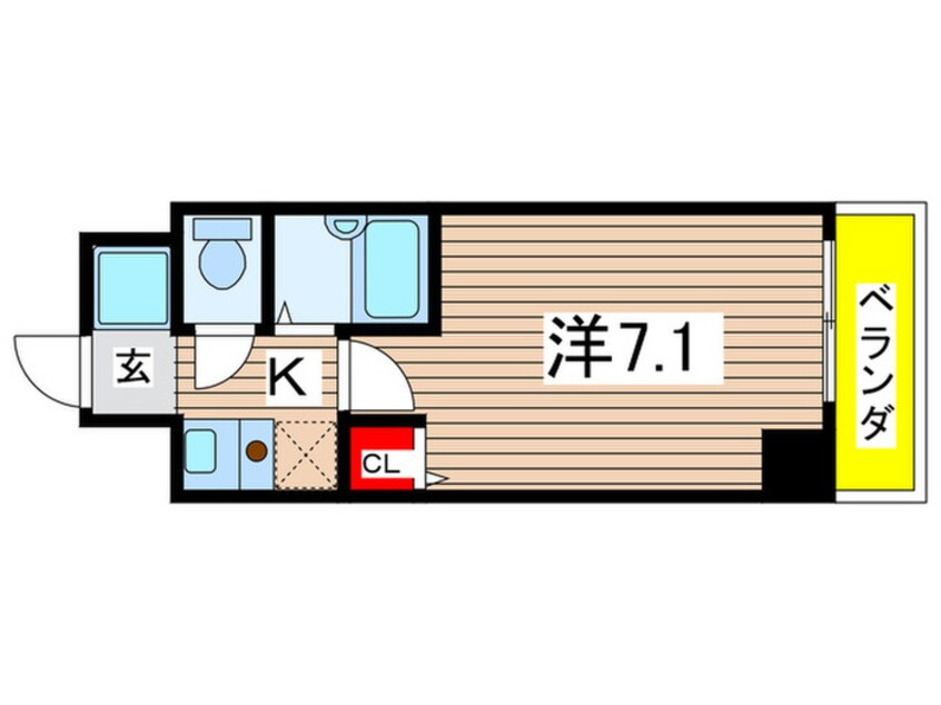間取図 プライムアーバン住吉