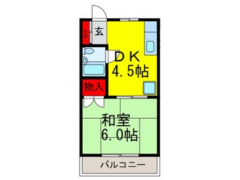 間取図 ハイツ新井２Ｆ