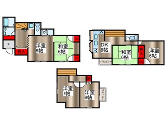 間取図 仮)朝霞戸建住宅