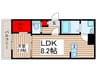 仮)KEIAI  RESIDENCE清瀬 1LDKの間取り