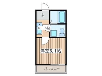 間取図 Stazione Minami Rinkan