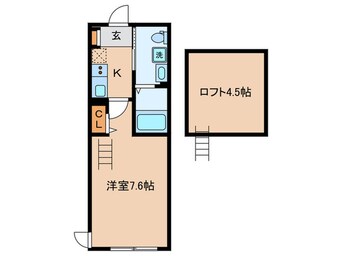 間取図 ベイルーム港北高田