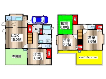 間取図 馬込西２丁目戸建