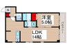 VICTORIA 1LDKの間取り