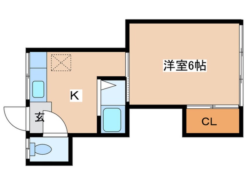 間取図 ワタナベアパート