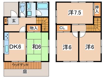 間取図 クオーレ鴨宮M棟