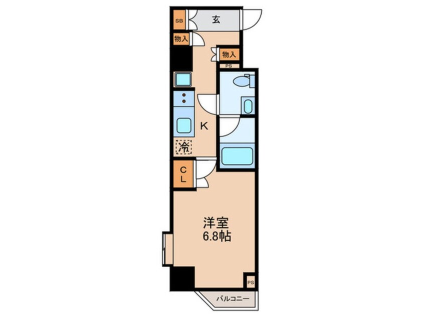 間取図 プラウドフラット富士見台