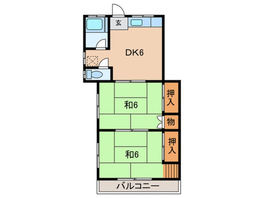 間取図 橘ハイツ