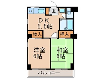 間取図 メゾン秋元３