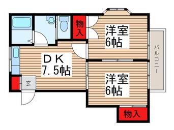 間取図 エクセル　渡辺