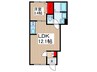 リーブルファイン戸塚東 1LDKの間取り