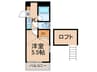 クレセントハイツ関町Ⅰ 1Kの間取り