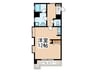 ﾗｲｵﾝｽﾞﾏﾝｼｮﾝ海老名第2(601) 1Rの間取り