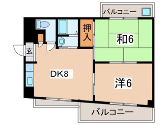 間取図 サザンポ－トＤ