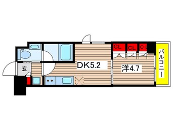 間取図 ブラウ住吉