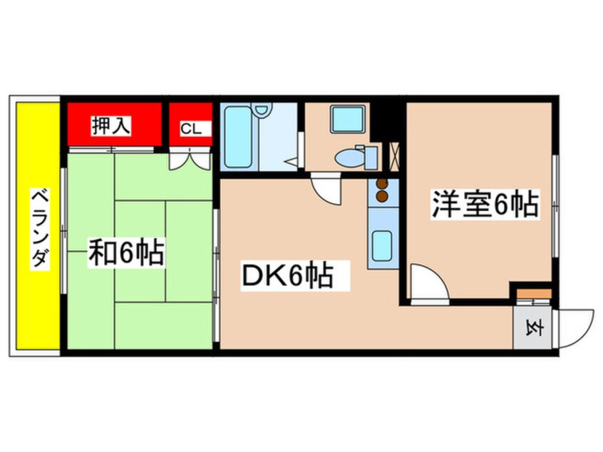 間取図 コンフォ－ト百合丘