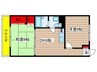 コンフォ－ト百合丘 2DKの間取り