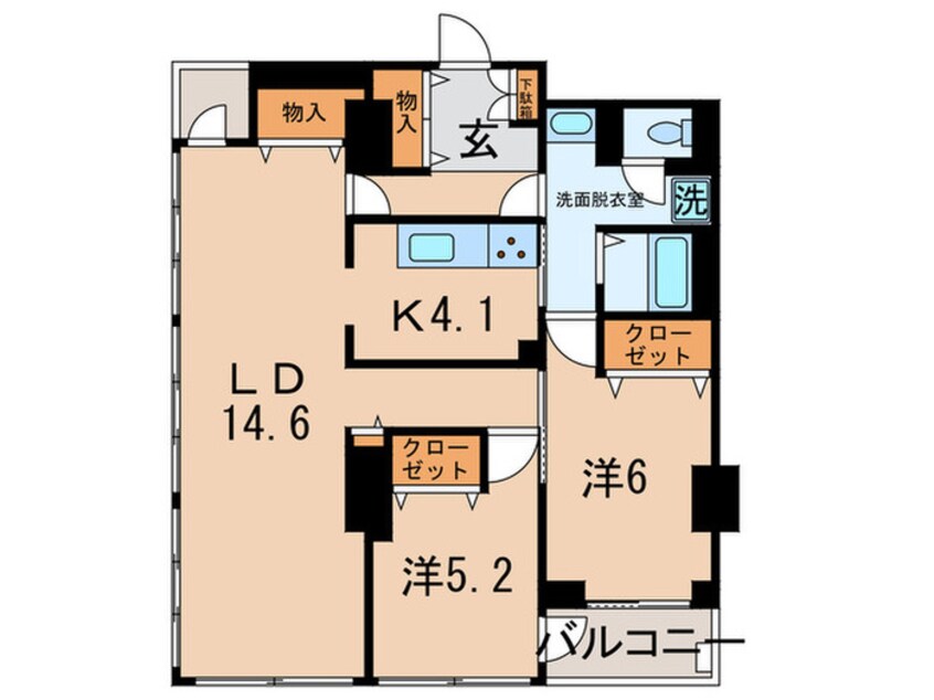 間取図 東雲ｷｬﾅﾙｺ-ﾄCODAN11号棟