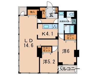 間取図 東雲ｷｬﾅﾙｺ-ﾄCODAN11号棟