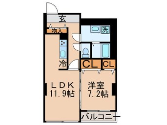 間取図 東雲ｷｬﾅﾙｺ-ﾄCODAN11号棟