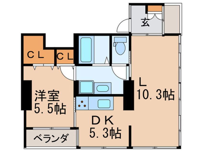 間取図 東雲ｷｬﾅﾙｺ-ﾄCODAN11号棟