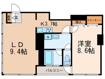 間取図 東雲ｷｬﾅﾙｺ-ﾄCODAN11号棟