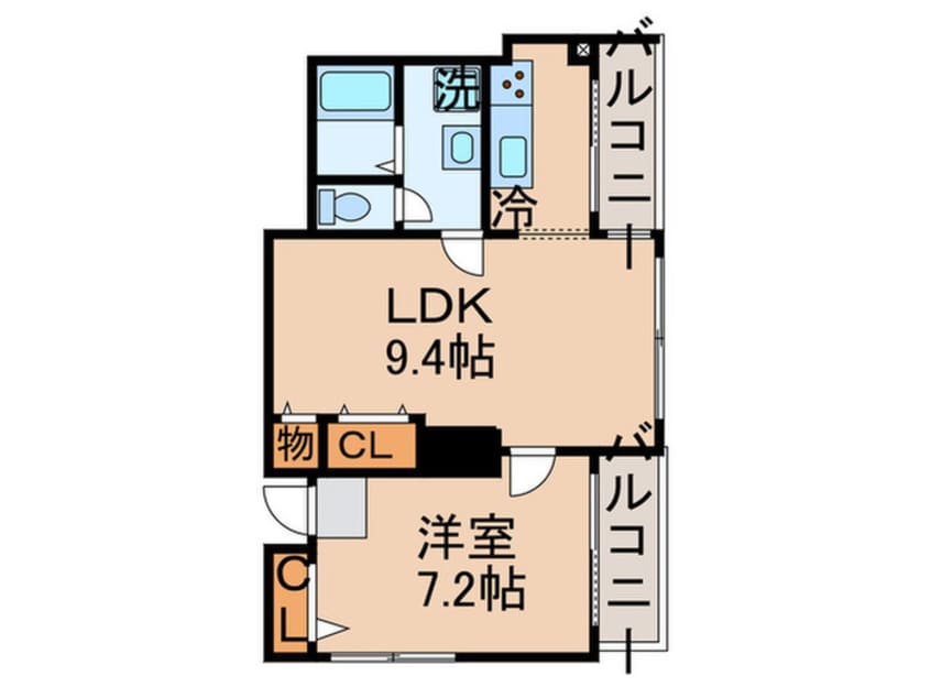 間取図 東雲ｷｬﾅﾙｺ-ﾄCODAN11号棟