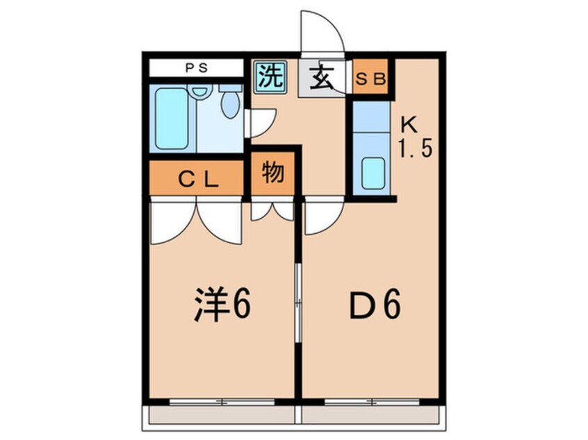 間取図 プラザドゥリカ