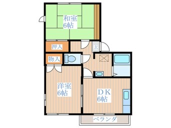 間取図 メゾン池の上Ａ