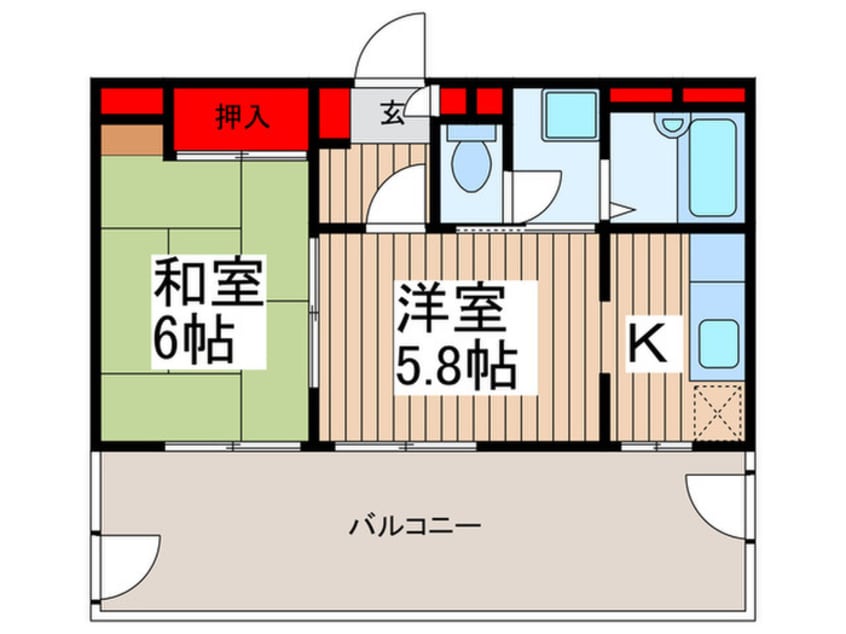 間取図 エントピアアオバ