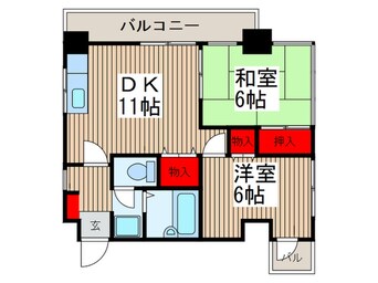 間取図 エントピアアオバ