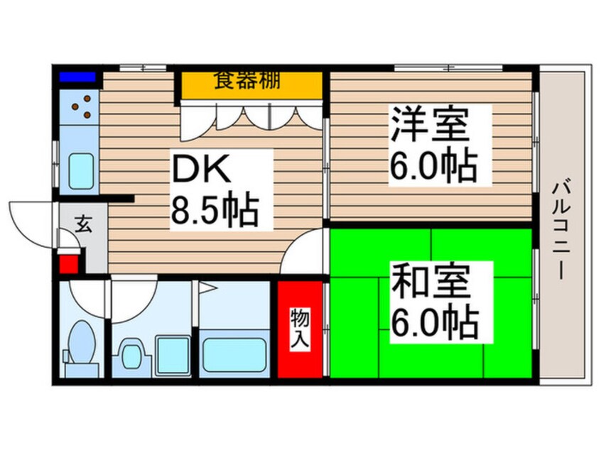 間取図 ブランドール