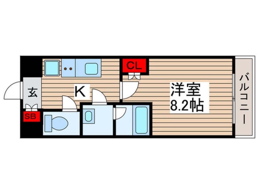 間取図 スプランディッド南千住