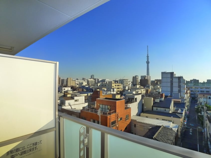 室内からの展望 スプランディッド南千住